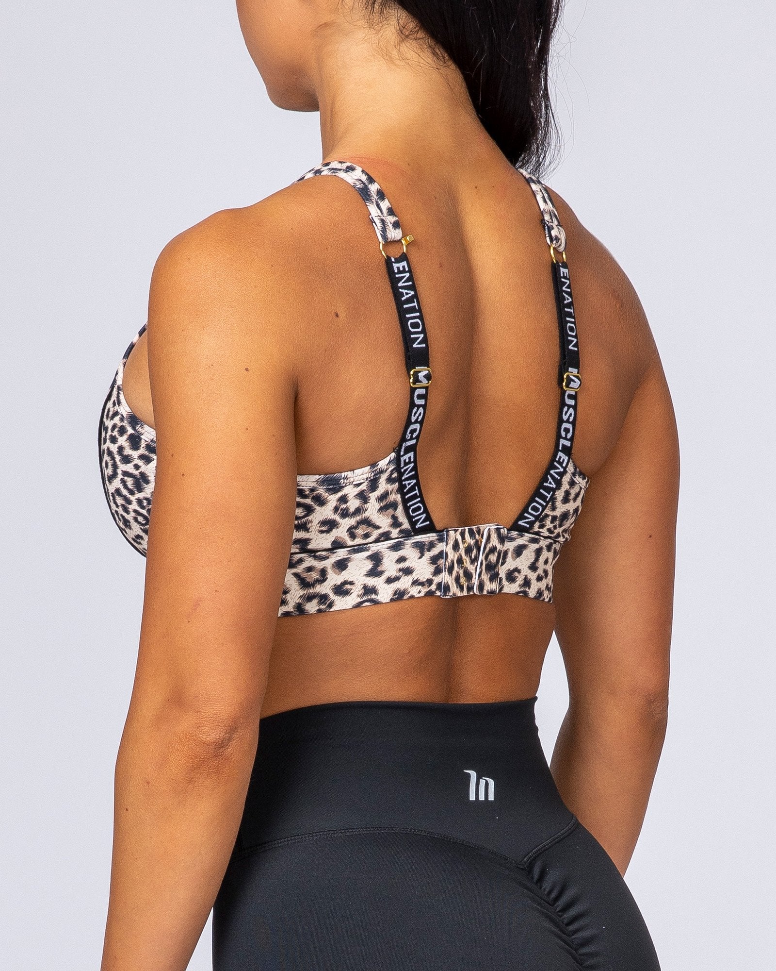 HIIT Bra - Yellow Leopard