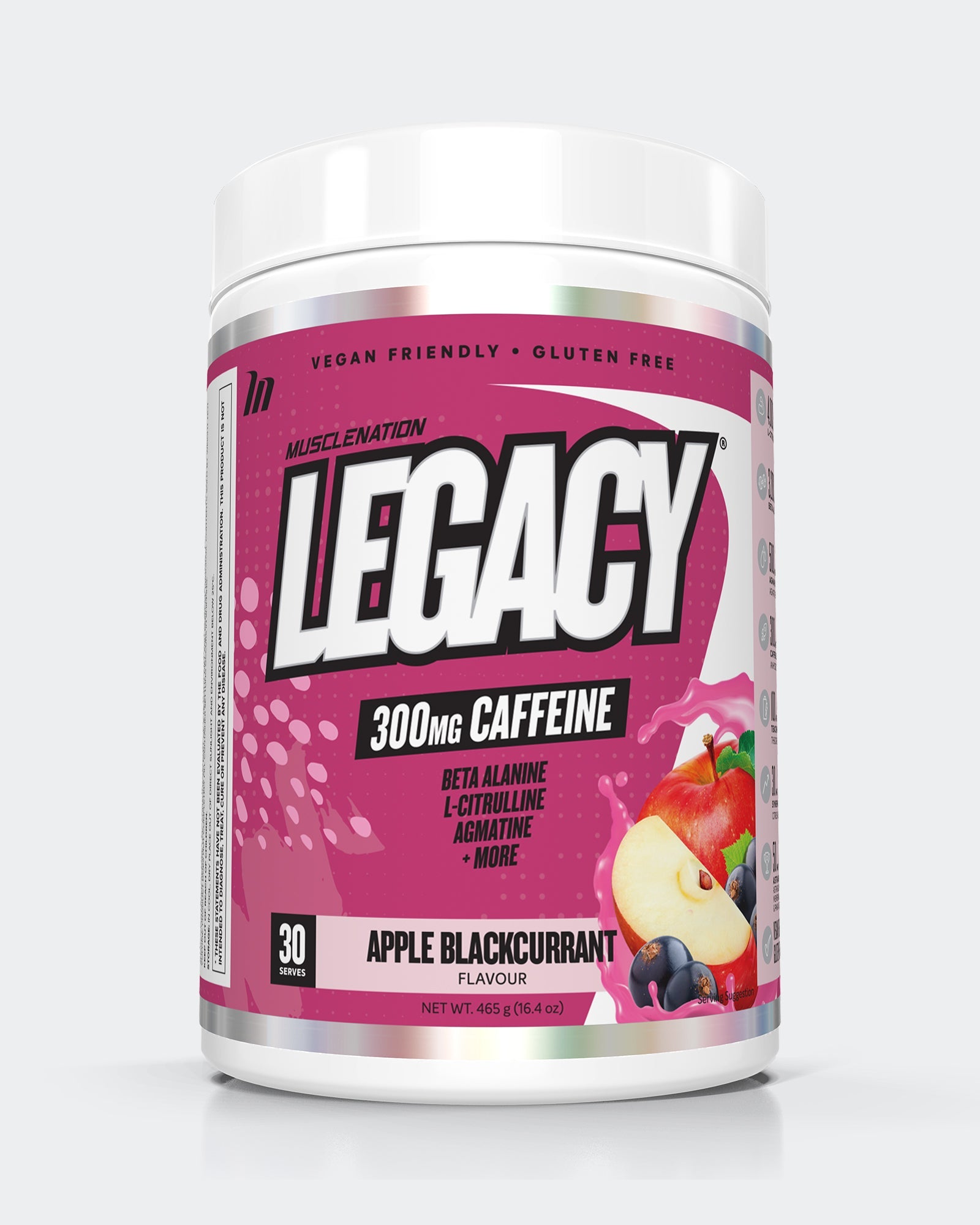 LEGACY Pre Workout Energy - Apple Blackcurrant - 30 serves