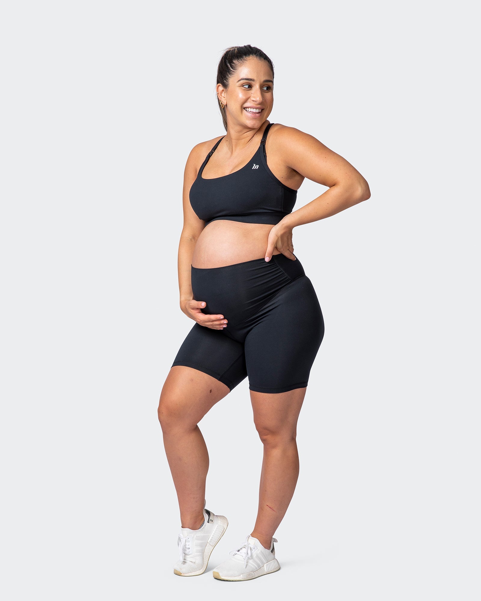 Maternity Everyday Bike Short - Black