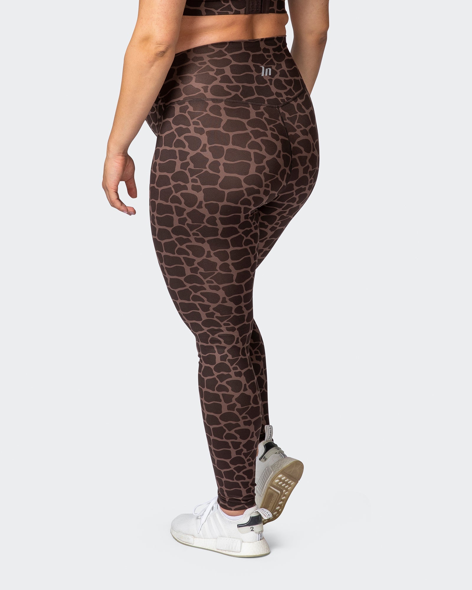 Maternity Everyday Leggings - Tonal Giraffe Print