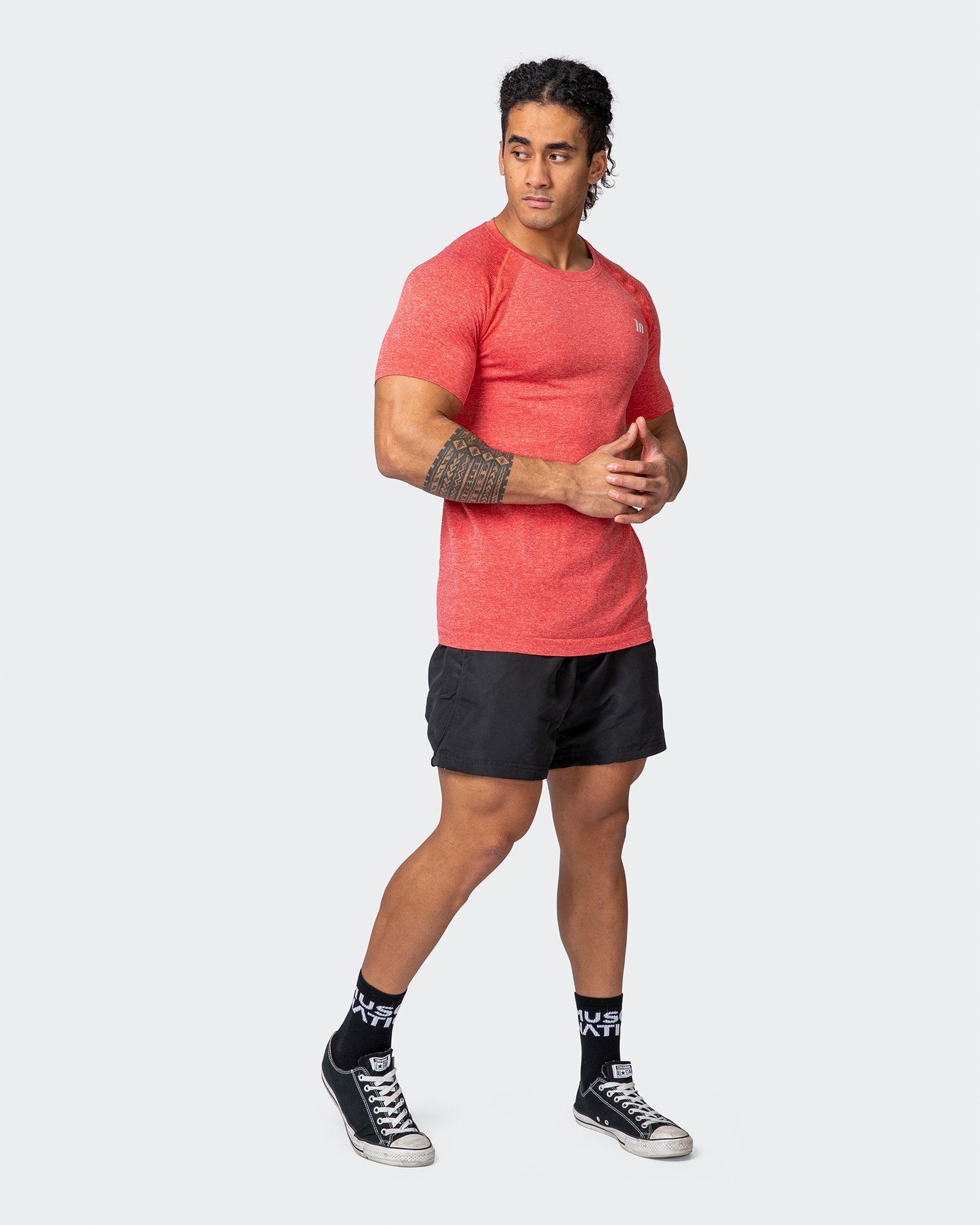 Seamless Tee - Poppy Marl