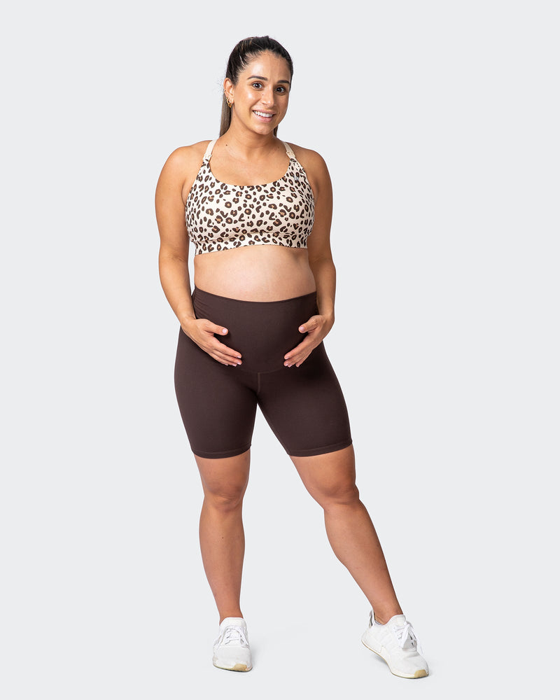 MN Everyday Maternity Bra - Paradise Giraffe Print - Muscle Nation