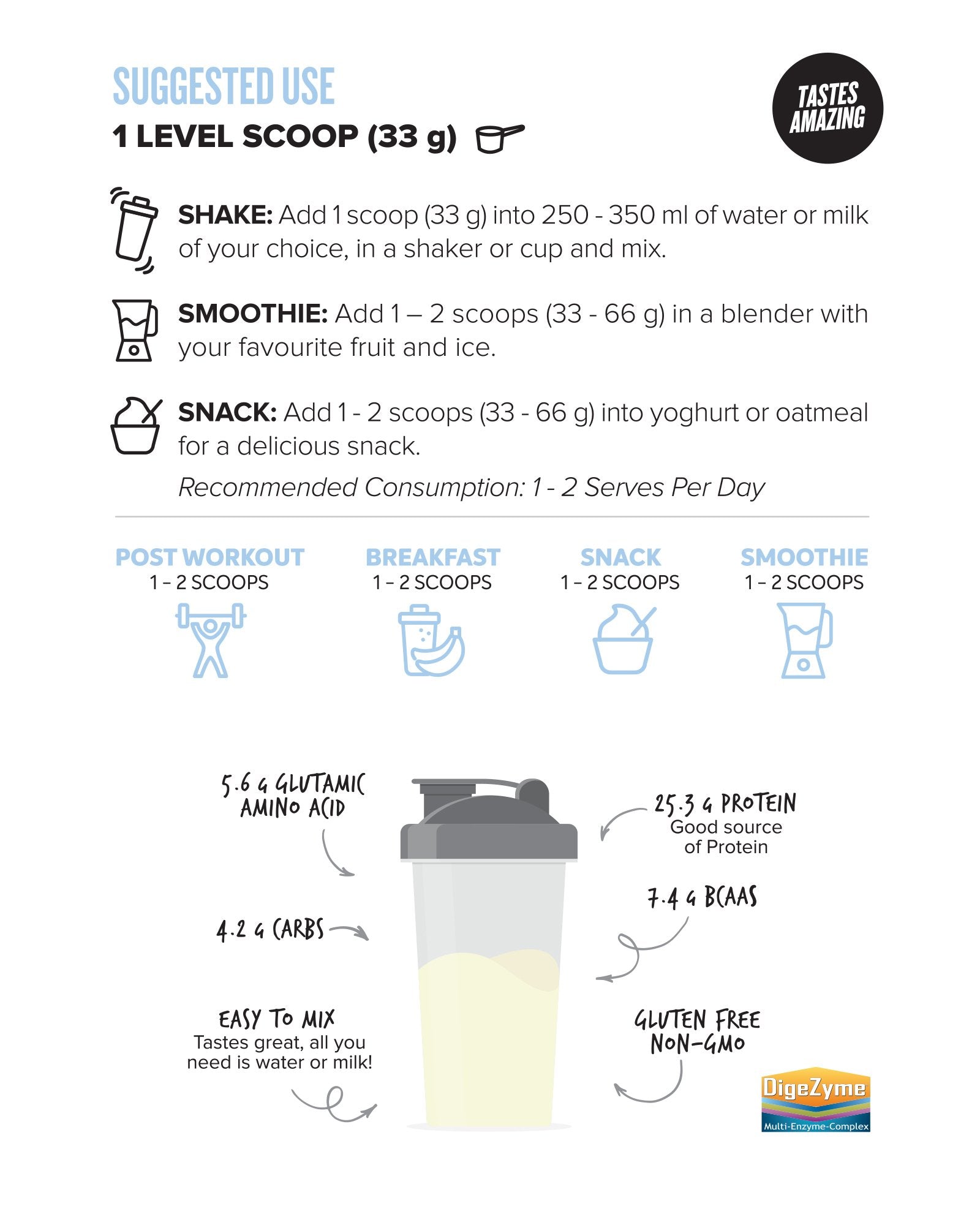 WHEY Protein Isolate - Vanilla Ice Cream - 30 serves