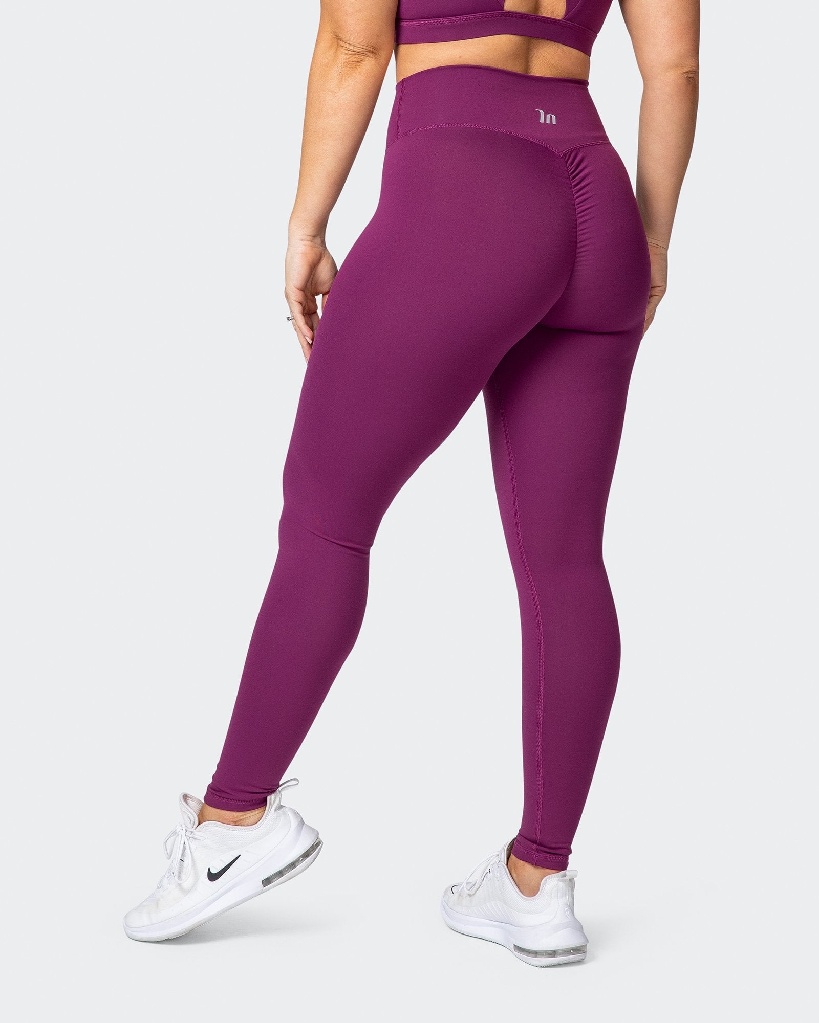 Signature Full Length Scrunch Leggings - Boysenberry