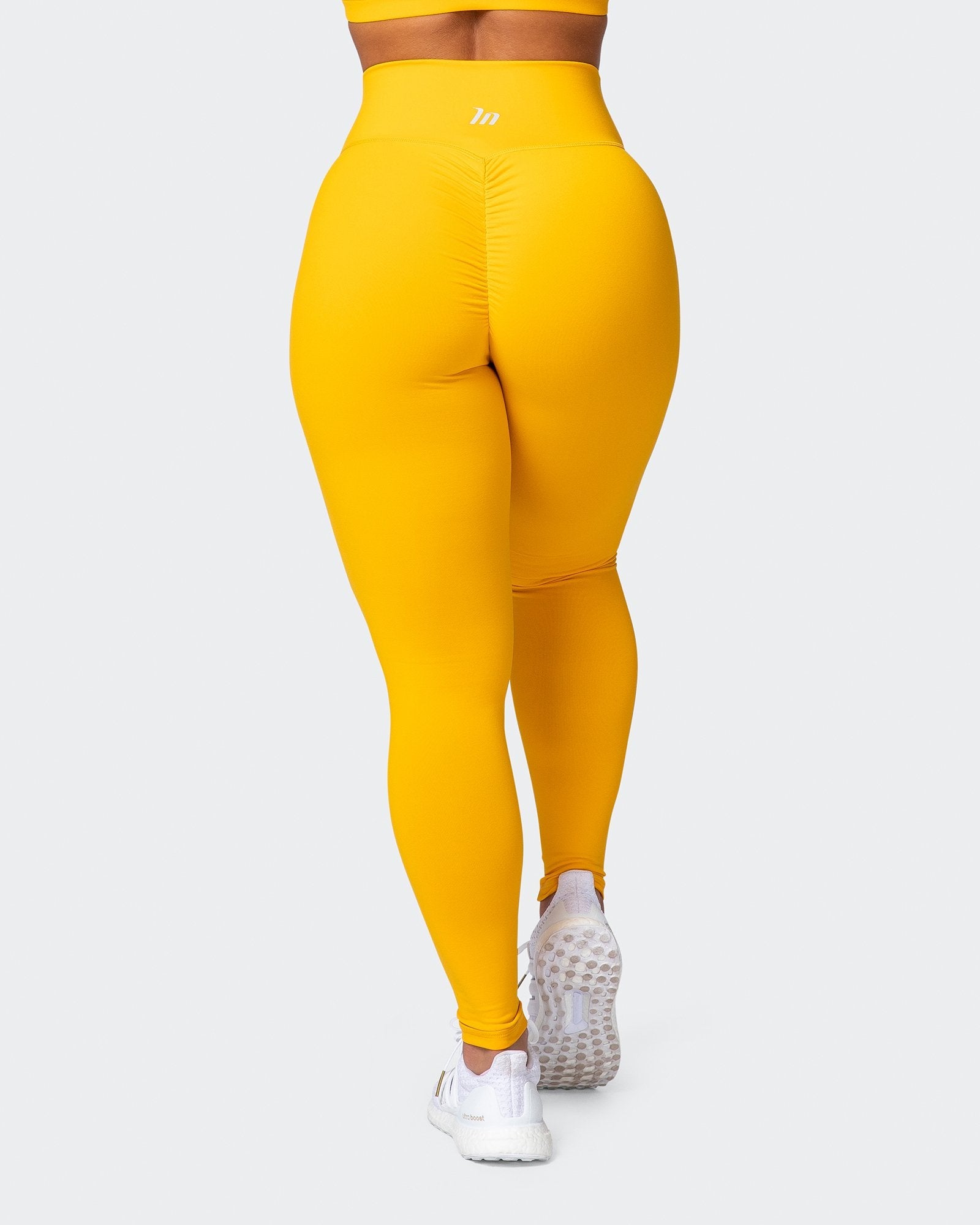 Signature Full Length Scrunch Leggings - Golden