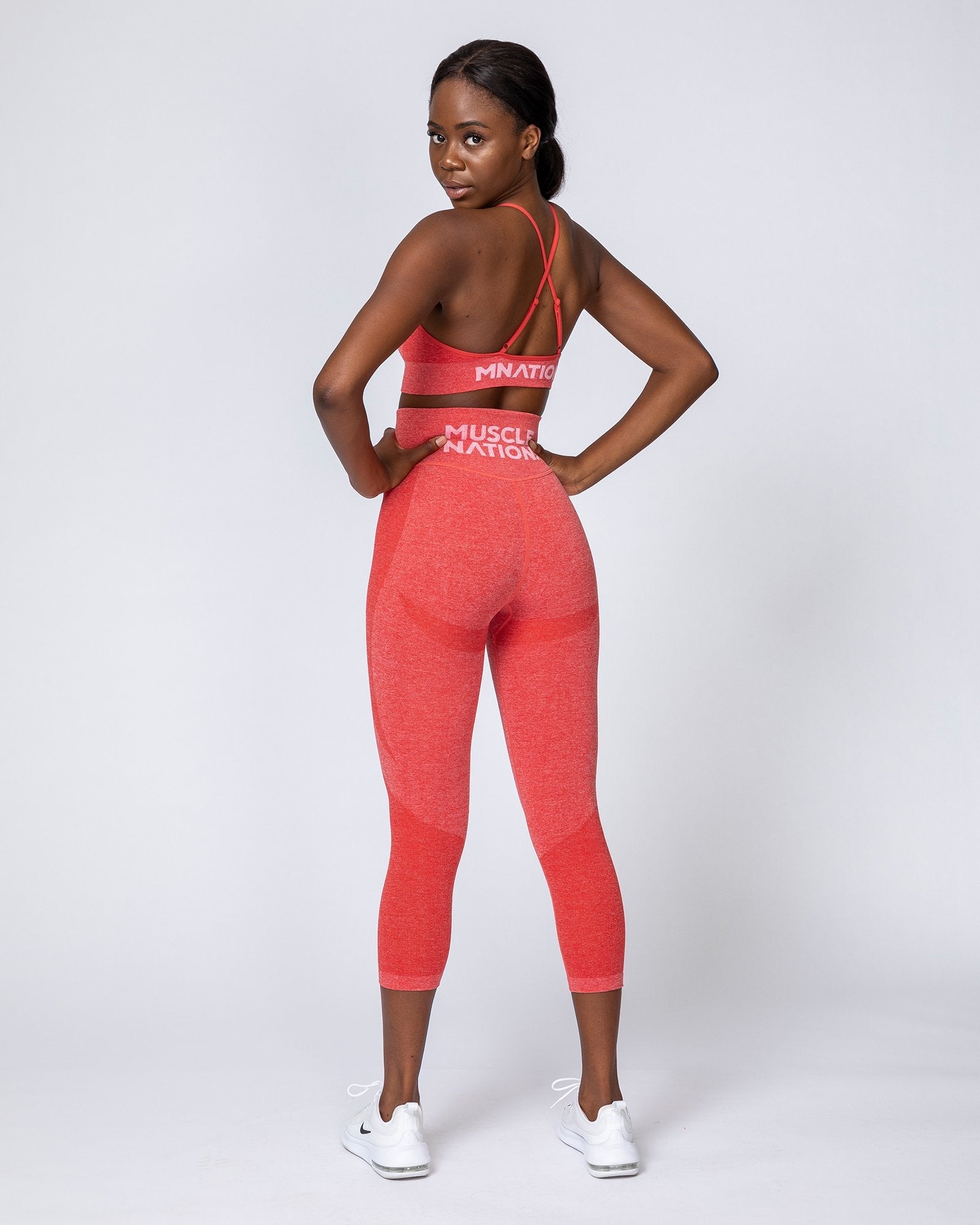 Shape Up Seamless 7/8 Leggings - Poppy Marl