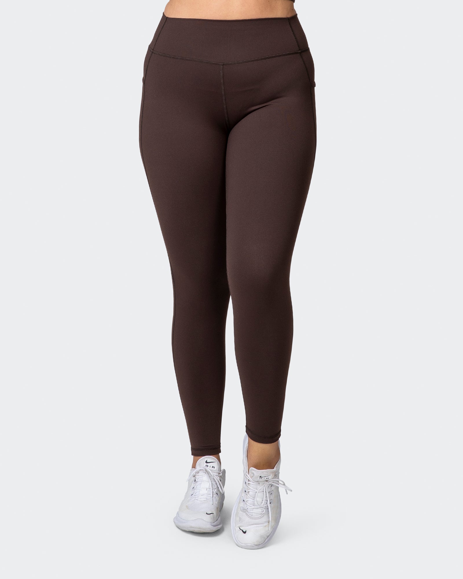 Signature Pocket Ankle Length Leggings - Cocoa