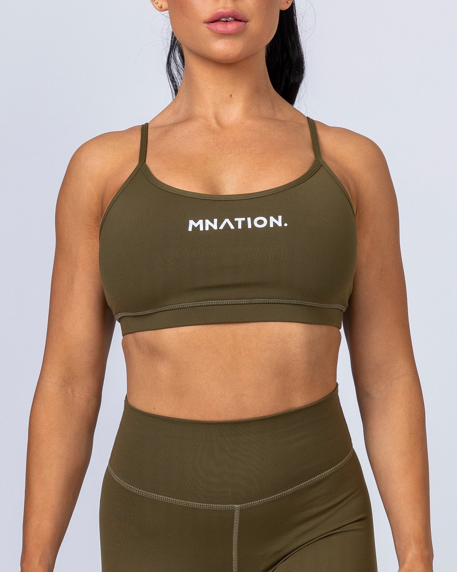 Summer Scoop Bra - Khaki