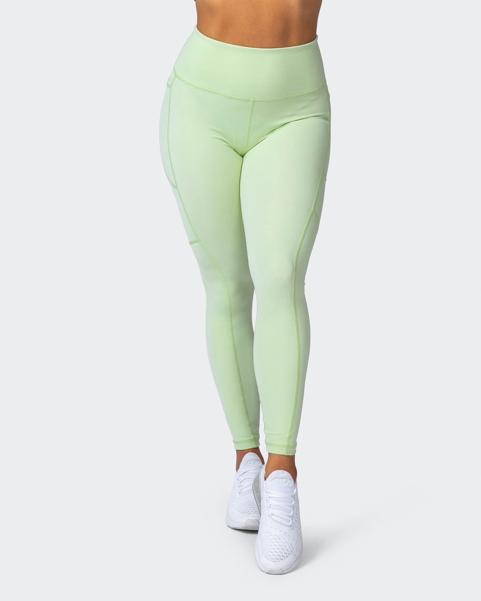 Superior Squat Pocket Ankle Length Leggings - Minty