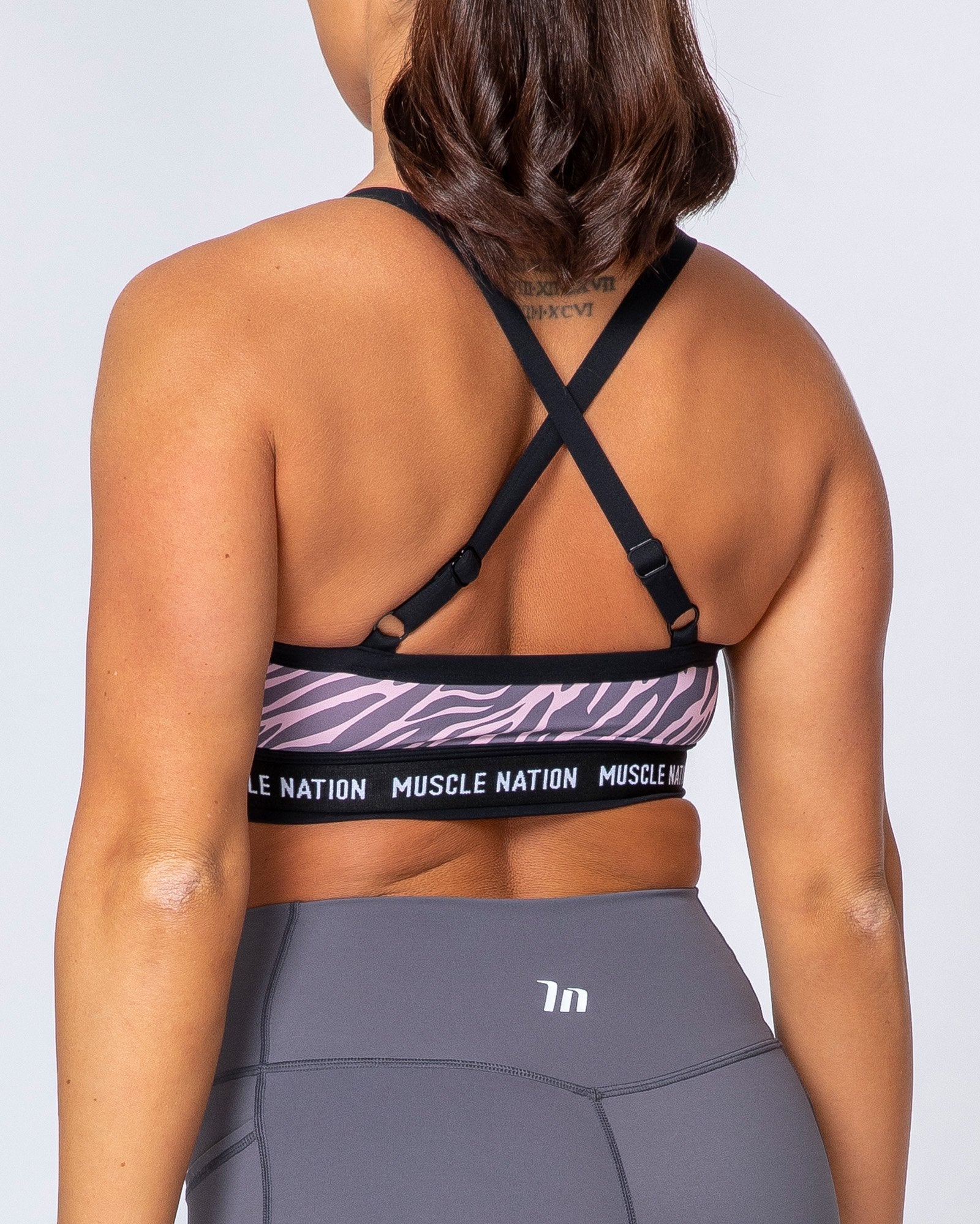 Superset Bra - Tri Stripe/Black