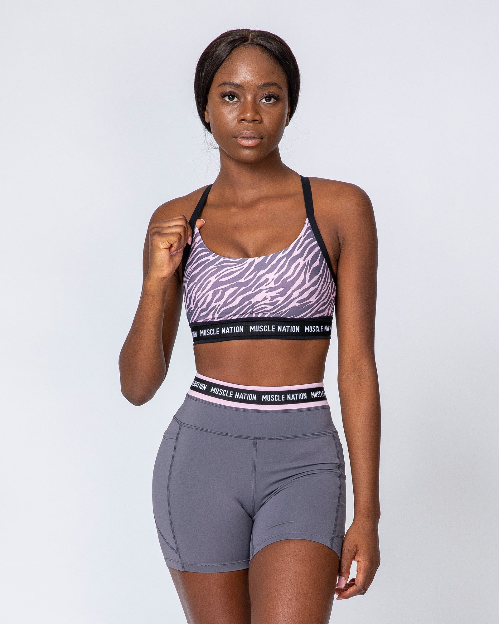 Superset Bra - Tri Stripe/Black