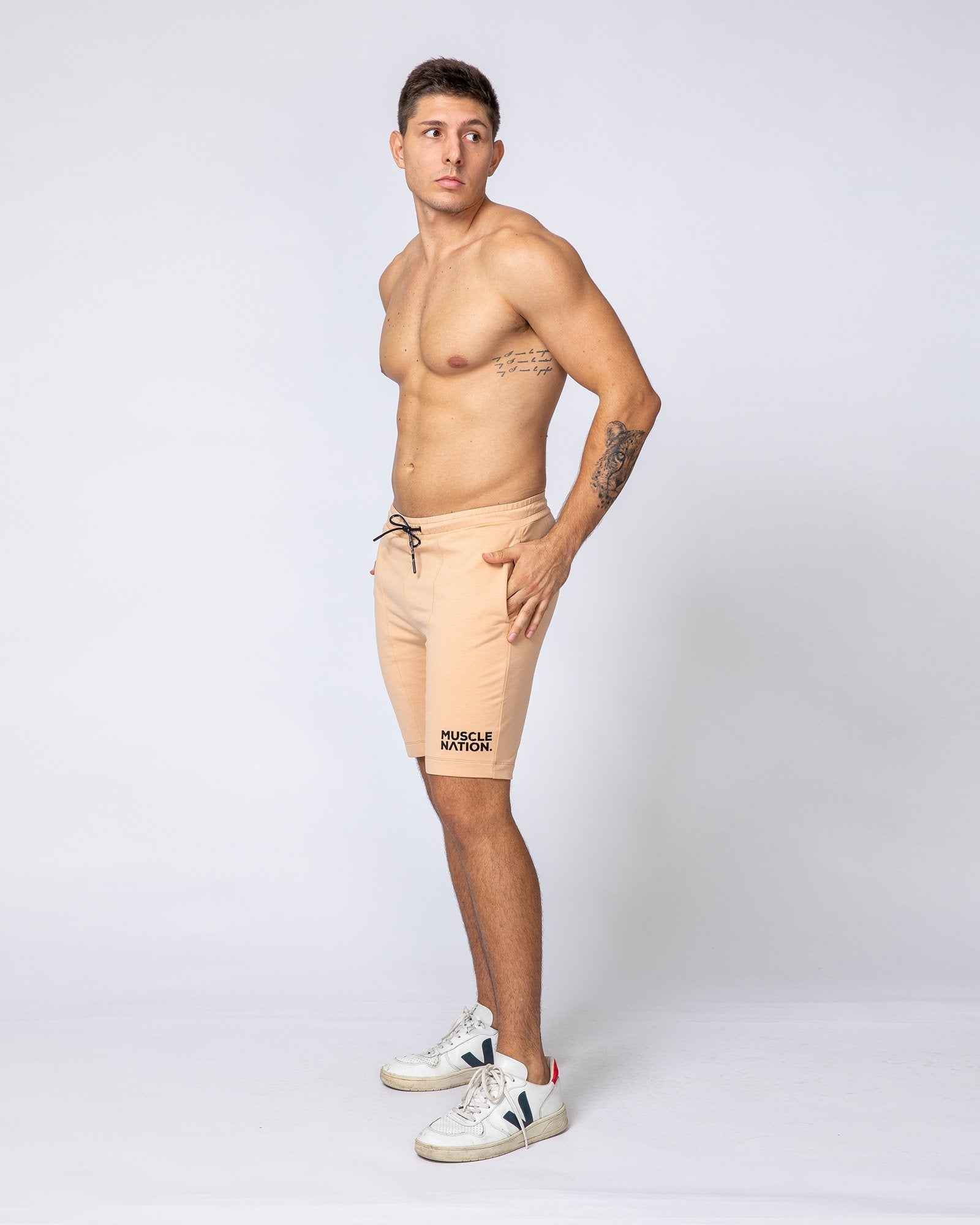 Ultimate Tapered Fit Shorts - Biscuit