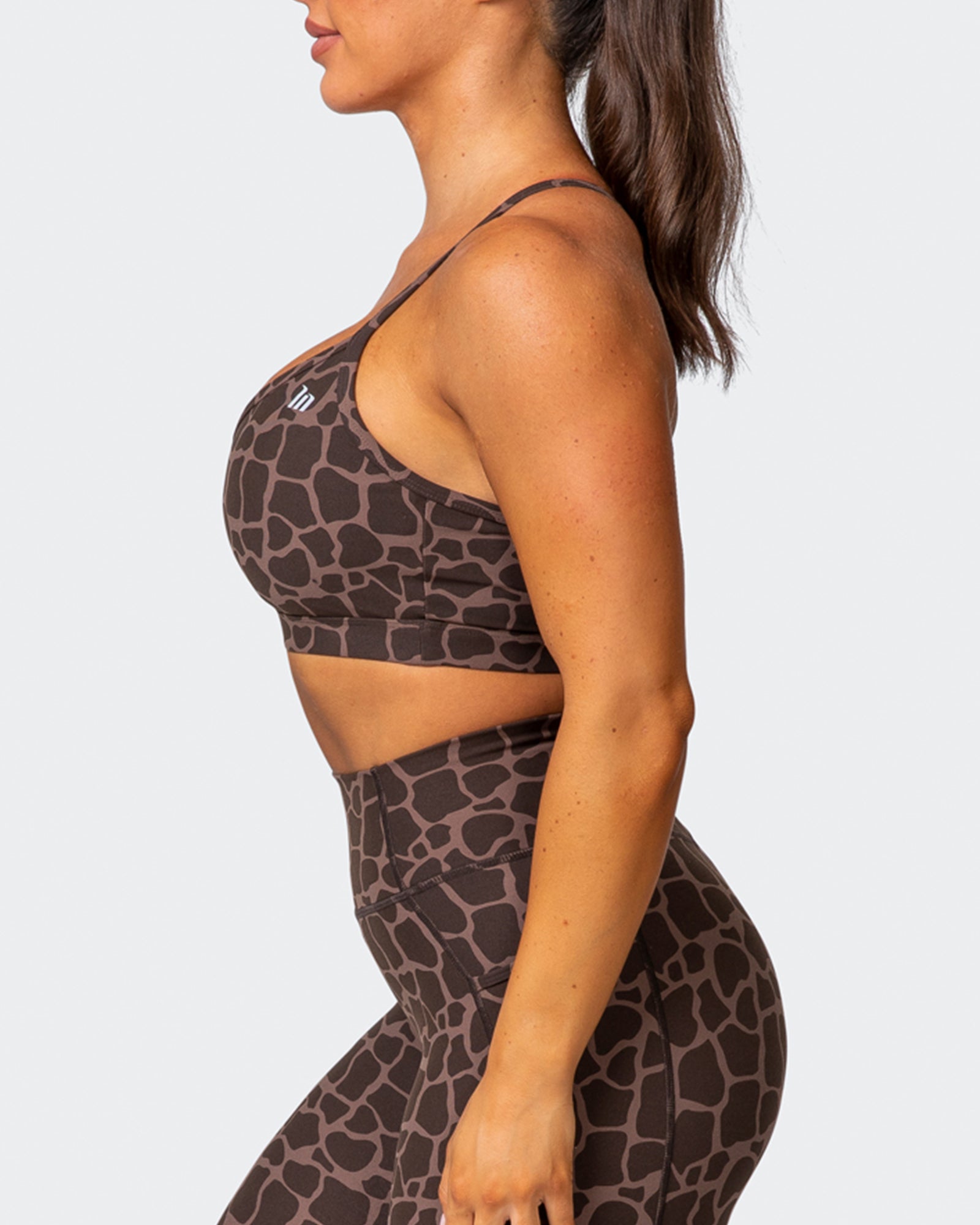 Weightless Bra - Tonal Giraffe Print