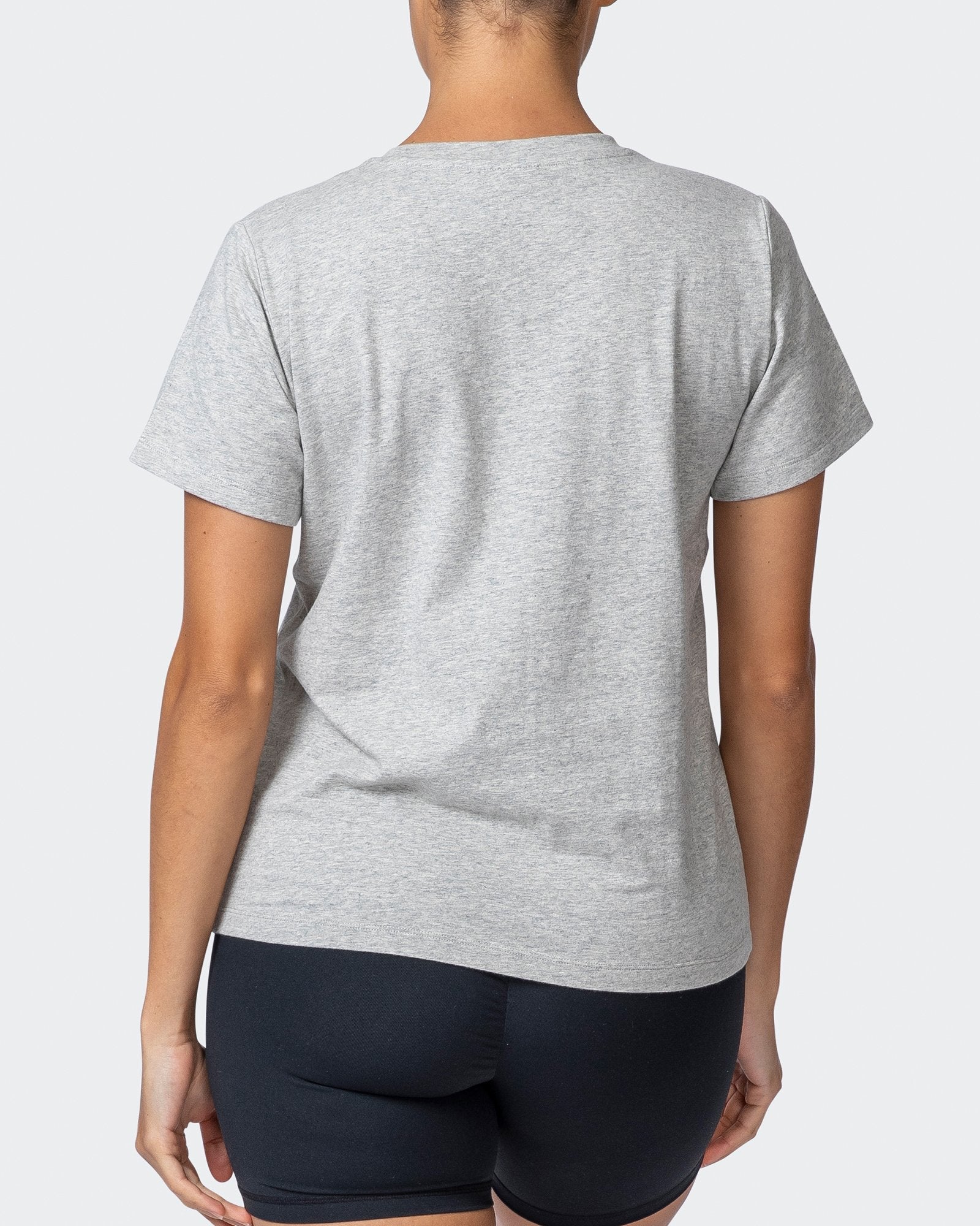 Womens Timeless Tee - Light Grey Marl