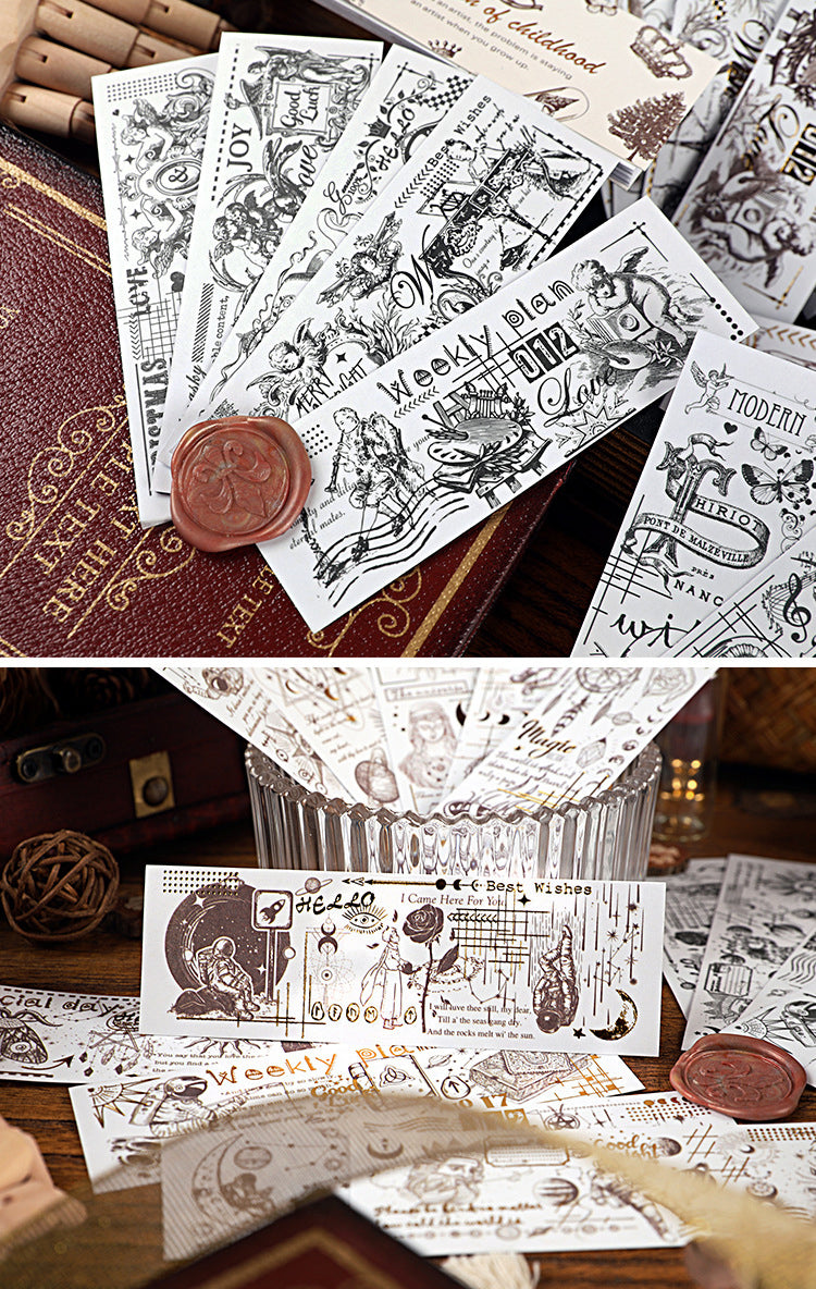 Fantasy-Tagebuch-Scrapbooking-Papier 40 Stück