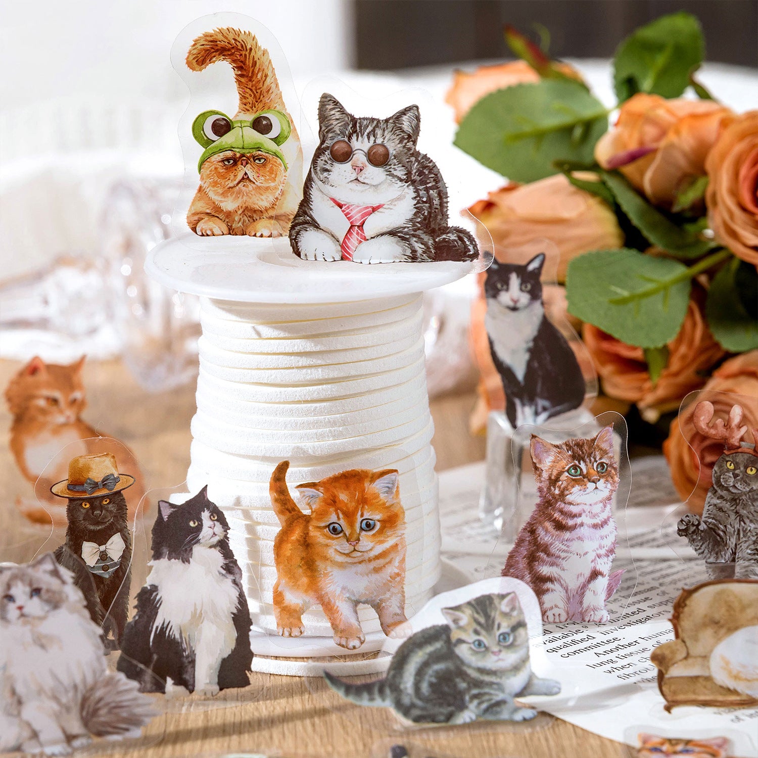 Adorable Cats Sticker 40pcs