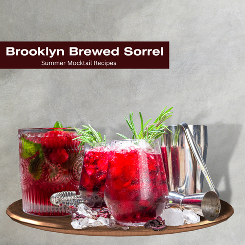 Hibiscus mocktail ingredients Herbal mocktail components Syrups and mixers for mocktails Mocktail garnishes and decorations Alcohol-free mocktails