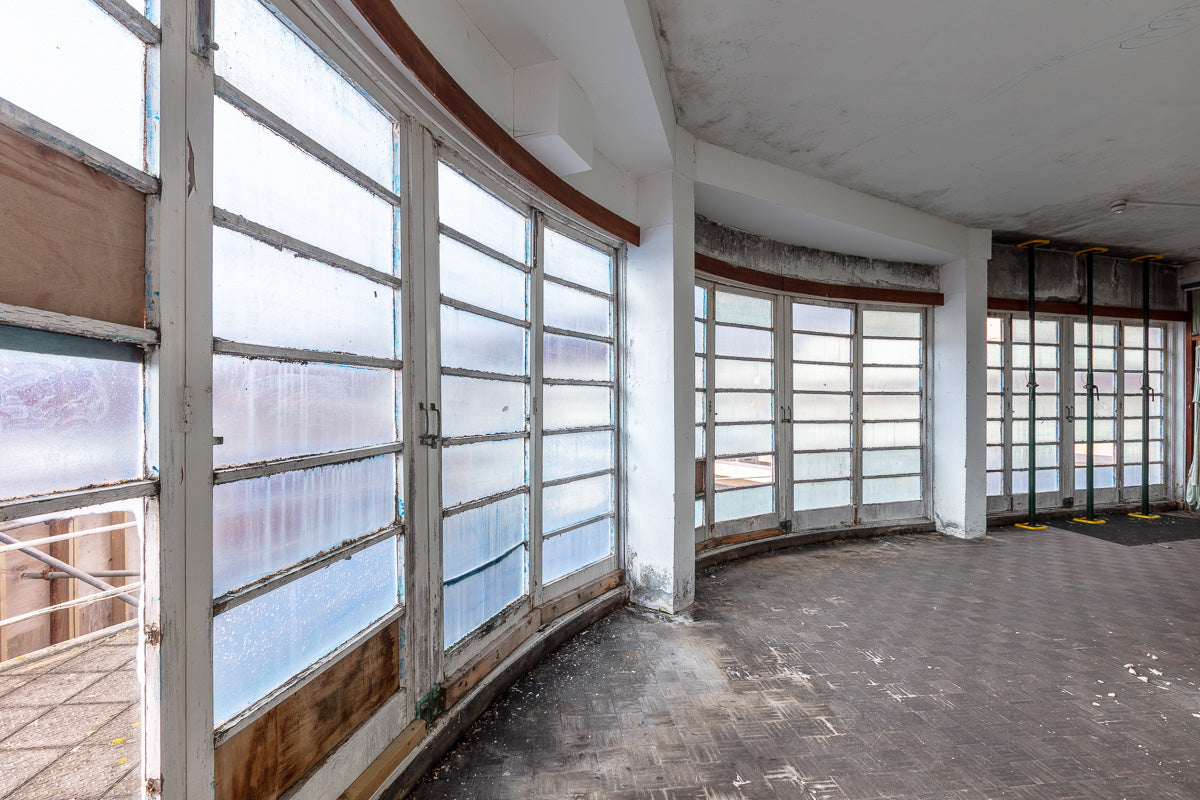 Saltdean Lido internal windows