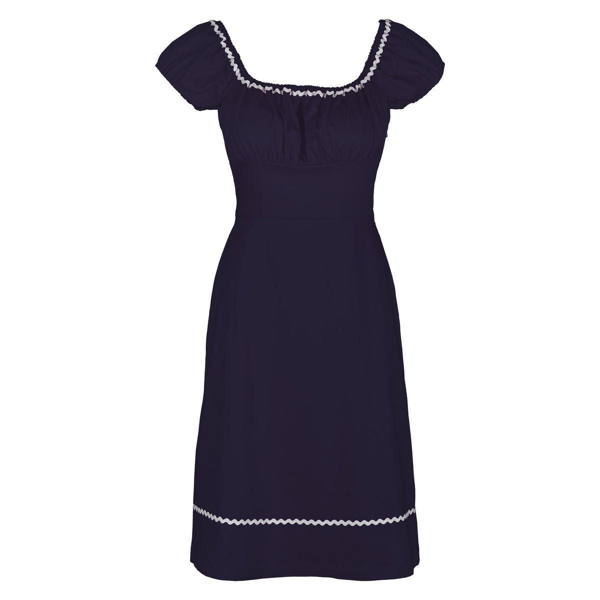 Navy Gypsy Style Dress | Navy Cotton Dress | Navy Polly Dress – Dollydagger