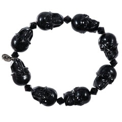 black skull bracelet