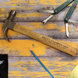 Personalised Wooden Hammer. Father's Day Gifts for DIY Mad Dads