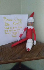 Clean Your Room Elf on The Shelf