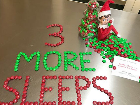 Elf on The Shelf Christmas Countdown with Sweeties