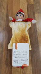 Toastie Elf on The Shelf idea from brightercraft