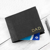 Personalised Vegan Cork Leather Wallet. Father's Day Gifts For Eco-Conscious Dads 