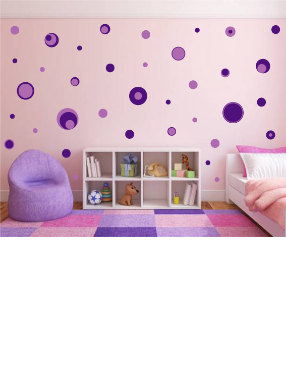 purple wall stickers