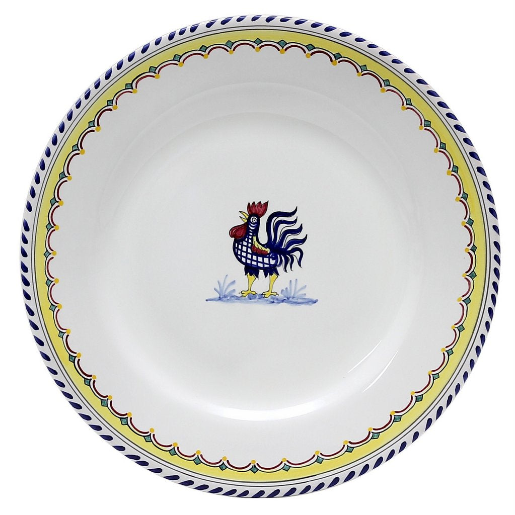 rooster design dinnerware