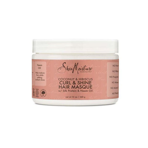 SHEA MOISTURE COCONUT & HIBISCUS CURL & SHINE HAIR MASQUE