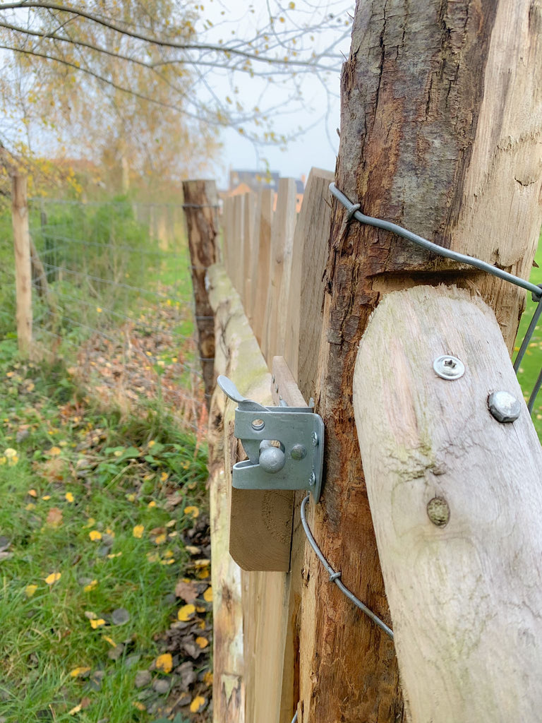 Berg de eerste album Kastanje poort, omheining weide / tuin – HOUTSTOCK