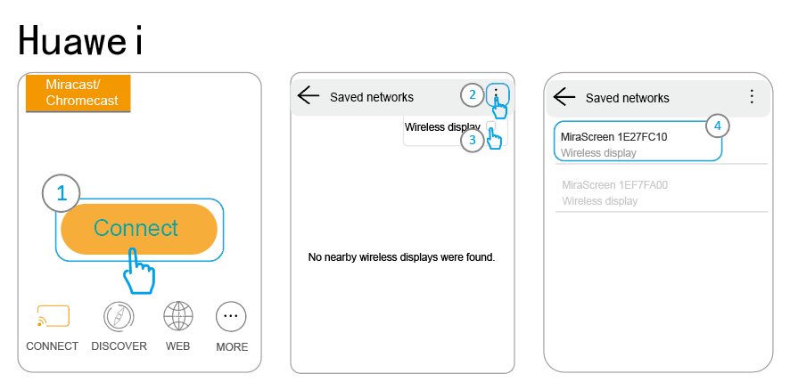 Huawei EZMira Screen Mirroring Setup MiraScreen