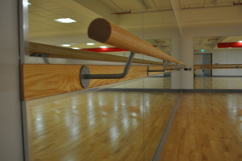 Wall Mounted Adjustable WOOD Ballet Barre