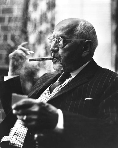 Julian "Pappy" van Winkle Smoking Cigar