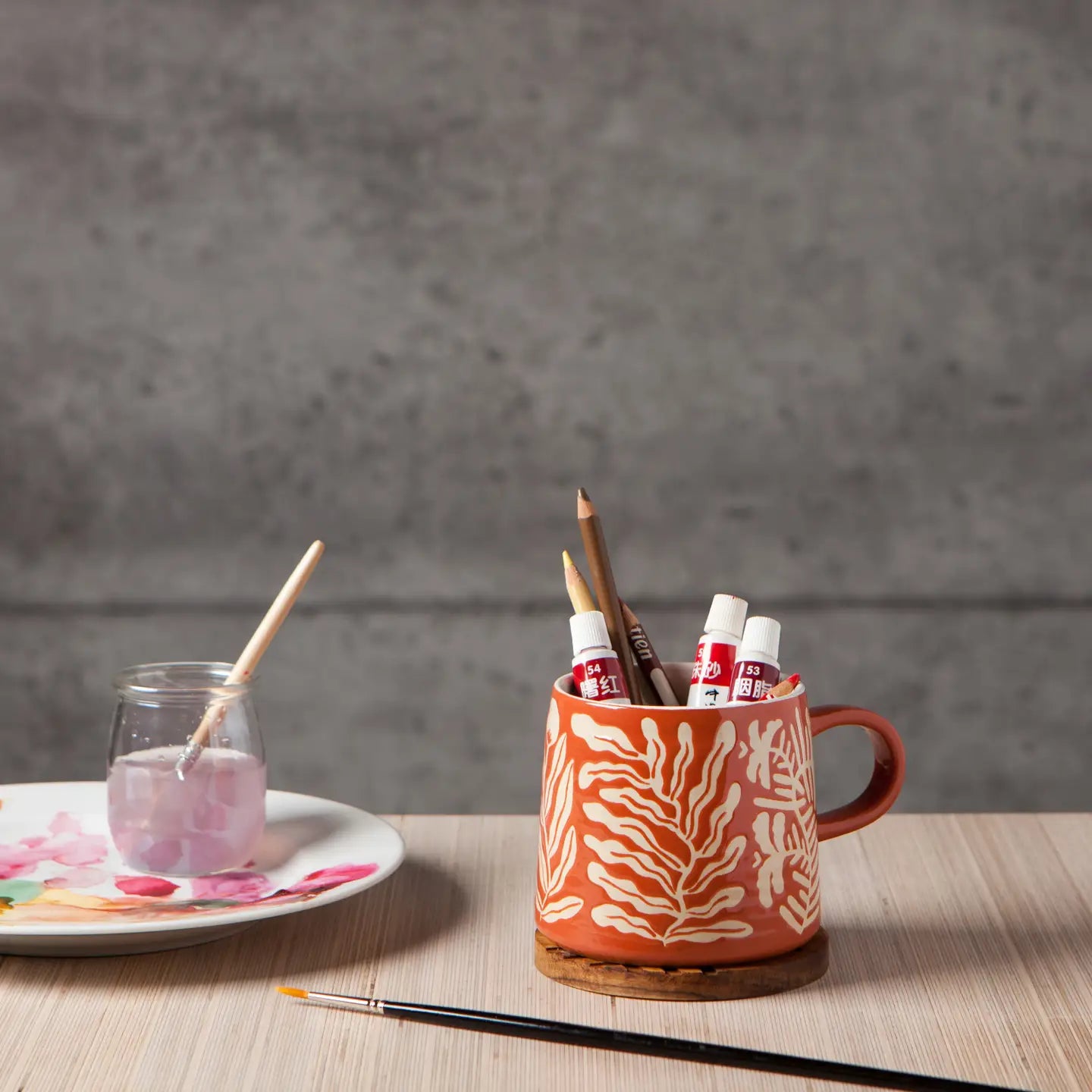 Entwine Imprint Stoneware Mug