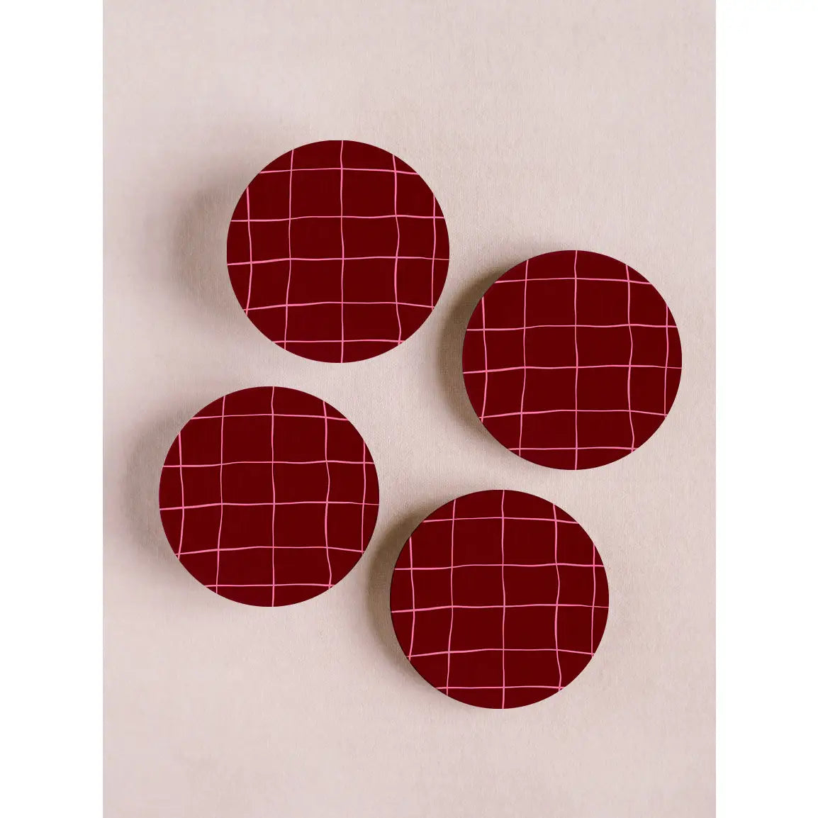 Reusable Chipboard Coasters (Set of 4)
