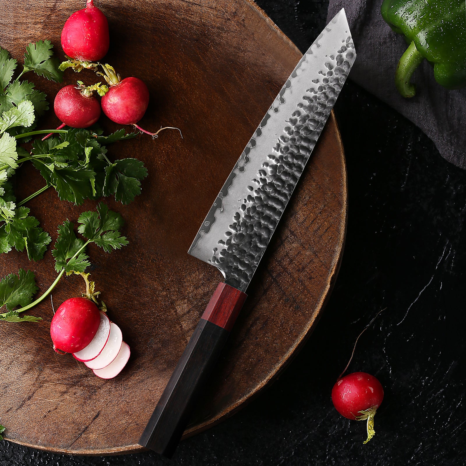 Razor Sharp 8 Inch Cooking Knife for Inch Perfect Precision