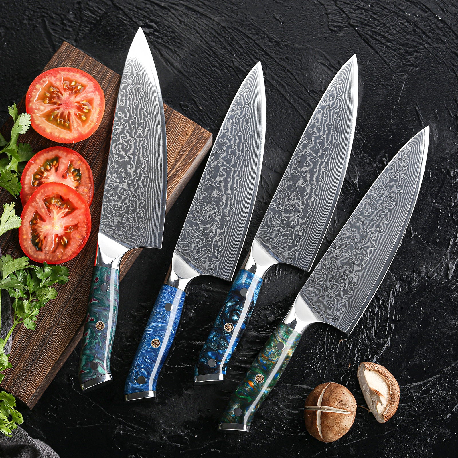 Best Damascus Kitchen Knives for Chefs