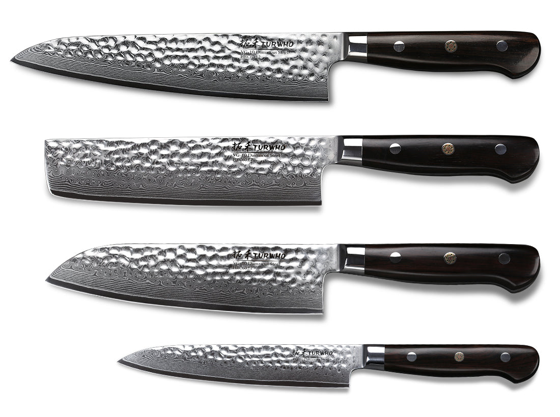 Damascus Knife Set