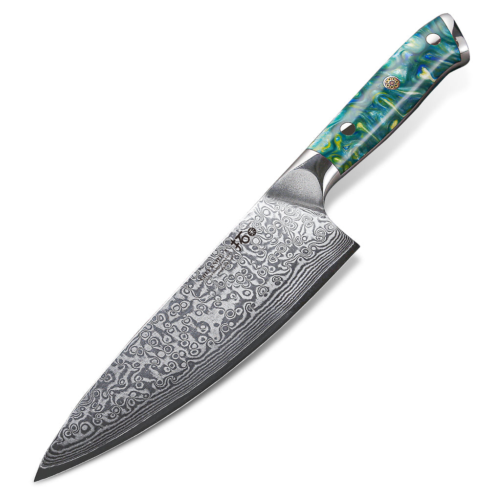 Damascus & High Carbon Steel Chef & Cook Knives