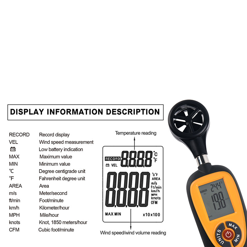 HT 91 Anemometer