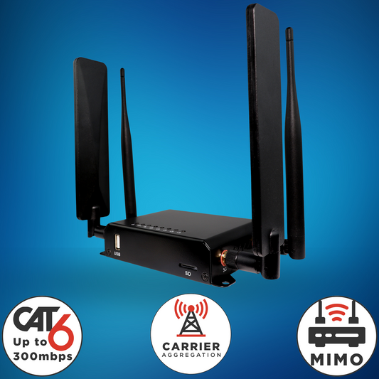 Advanced 4G Cat 12 OpenWRT SIM Router - Seamless Connectivity Across AT&T,  Verizon, and T-Mobile Networks –