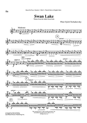 Creep synonymordbog For nylig Swan Lake - Theme from the ballet Swan Lake - Part 3 Horn or English  H&quot; Sheet Music for Instrumental Quartet - Sheet Music Now