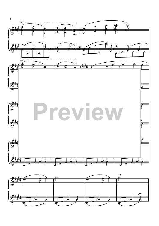 To Kill A Mockingbird Sheet Music By Elmer Bernstein For Piano Sheet Music Now 