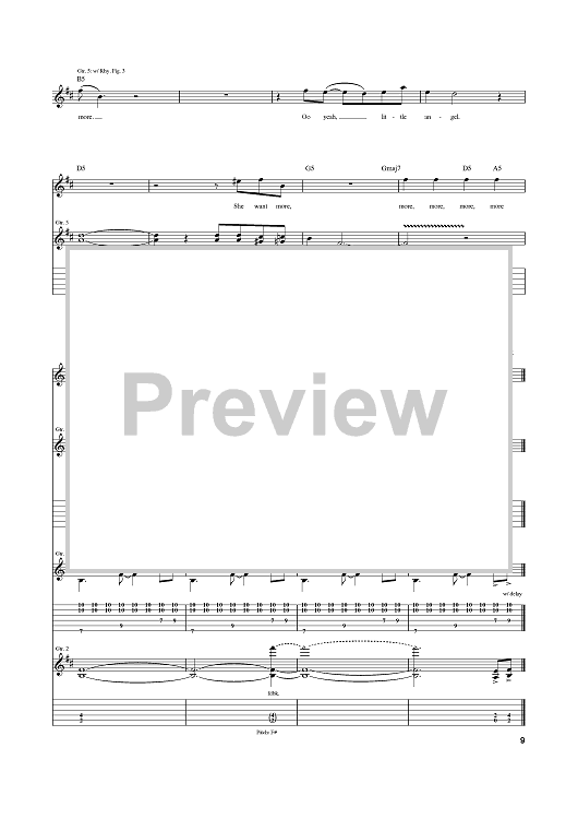 Rebel Yell Sheet Music By Billy Idol For Guitar Tab Sheet Music Now 