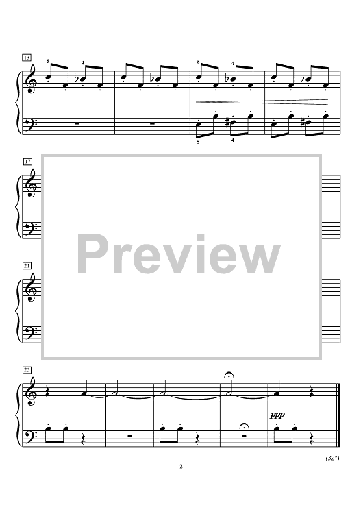 Nervous" Sheet Music for Piano - Sheet Music Now