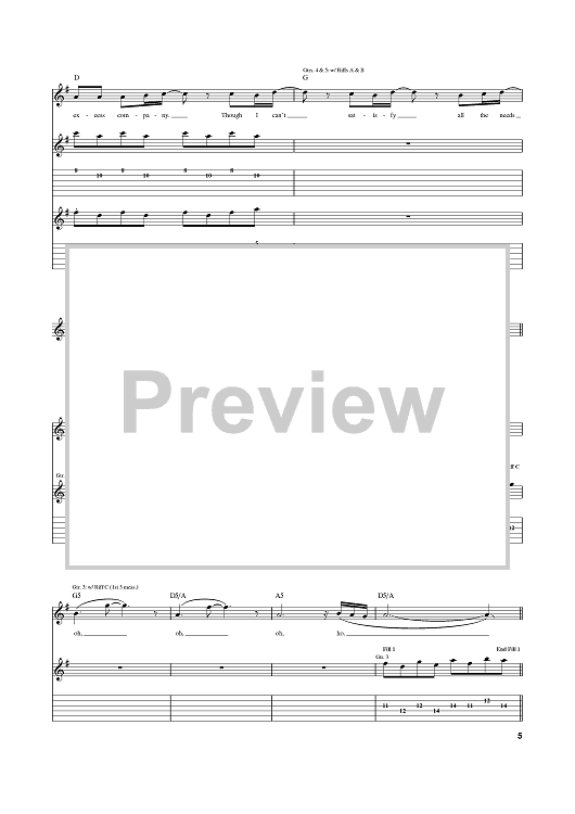 guitar chords weezer perfect situation