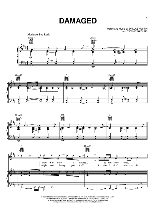 damaged goods chords